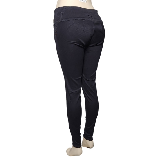* New* Push Up  High Waist Colombian jeans size 14 black skinny jeans - Picture 7 of 14